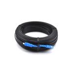 SC / UPC Jumper FTTH Outdoor Drop Cable G652D G657A Fiber Optical Cable Patch