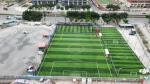 Non-Infill No Filling Material Artificial Turf For Stadium In America