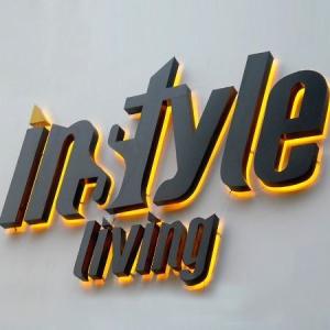 Quality 50000 Hours Working Lifetime Direct Supply 3D Letters Backlit Sign Channel Letter Snow wholesale