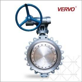 Cheap 16 Inch API609 Lug triple offset Butterfly Valve 150LB A351 Cf8m 150Lb 400mm PTFE Seat Triple Offset Butterfly Valve for sale