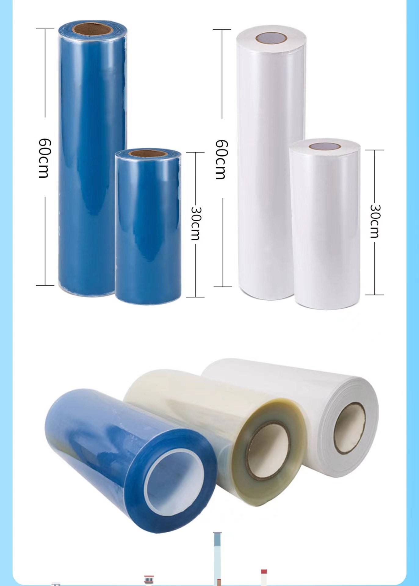 White 30cm UV Film UV Printing CMYK White Varnish For Glass Leather Metal Acrylic