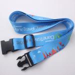 5.0CM wide 180CM length with colorful Customer sublimation printing Luggage belt