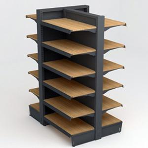 Quality Wooden Supermarket Retail Shelf Rack 50kg/Layer wholesale