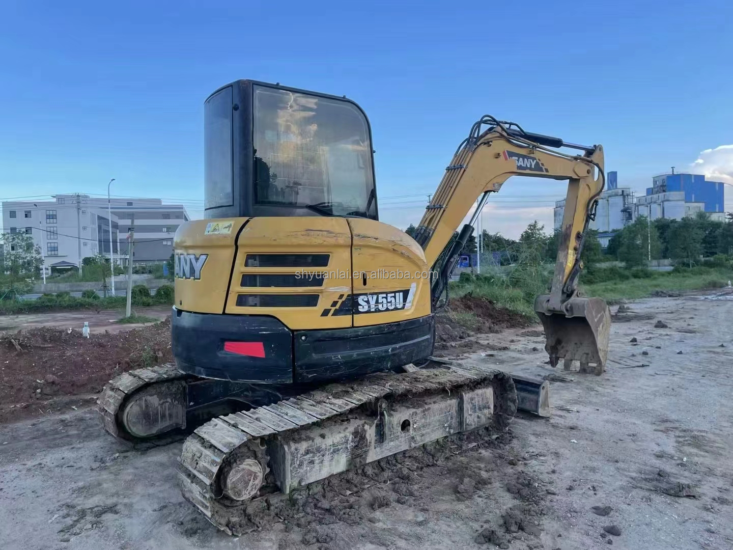 Good Condition SY55U Second-hand Small Excavator with High Work Efficiency and by SANY