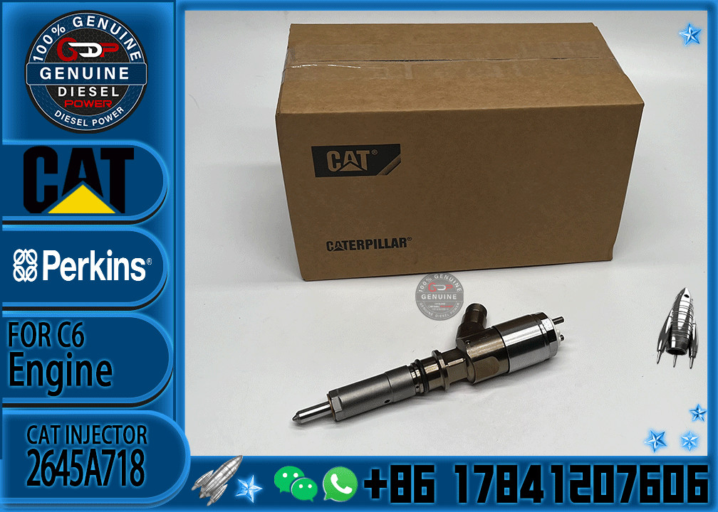 Diesel Engine Fuel Injector Excavator Accessories Diesel Motor Parts 2645A718 for Caterpillar CAT C4.4 320D