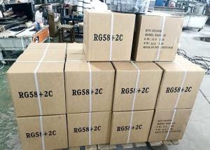 Quality RG58 2C Siamese Solid PE Combo Coax Bulk CCTV Cable SYV-50-3 wholesale
