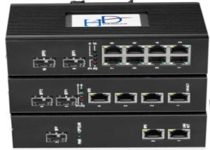 Quality Managed Din Rail Ethernet Switch / Industrial Fiber Optic Ethernet Switch wholesale