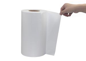 Quality Polyester White Hot Melt Adhesive Film Laminating Fabric for Blackout Curtain wholesale
