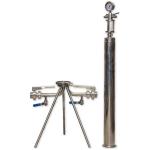 Retail Single Cartridge Liquid Filter Vessels 62KG Weight Top Choice