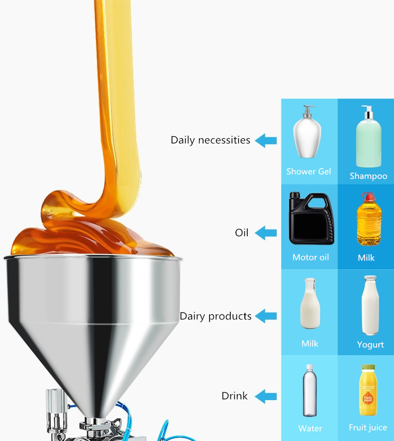 Newest jam/sauce/cream/honey/ toothpaste/shampoo Liquid soap filling machine