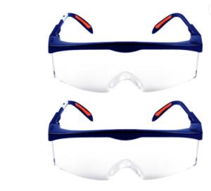 Quality 38g Dustproof Industrial Safety Medical Goggles Clear PC Protective For Gas Cutting wholesale