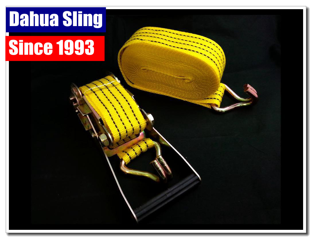 lightweight 50mm Ratchet Tie Down Straps for trailers CE Certified