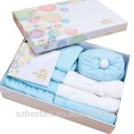 children hat jacket cotten-padded clothes paper box christmas children socks cap
