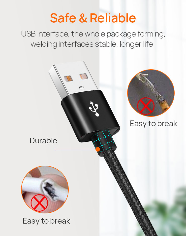 Focuses OD 4.0mm USB 3.0 Charging Cable ODM USB Type C To Type C Cable