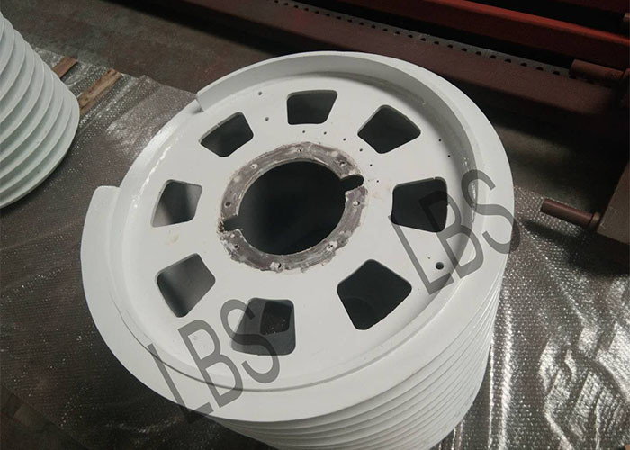 Durable Wire Rope Winch Drum LBS Grooved Machining For Storage Ropes
