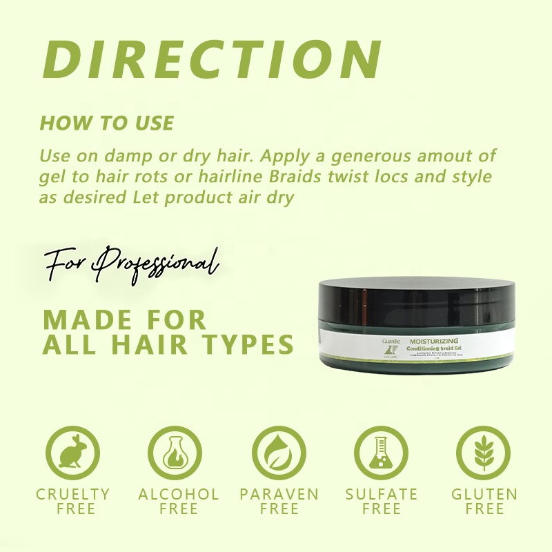 Neat Braid Conditioning Gel Heat Protection for African Twist and Lock Styling