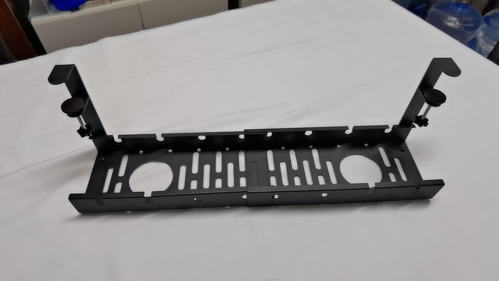 Storage Holders Racks Cable Management Tray with Multifunction Desk Cable Management Tray