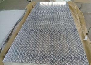 Quality 2000mm - 6000mm Length Aluminium Chequered Plate Mill Finish wholesale