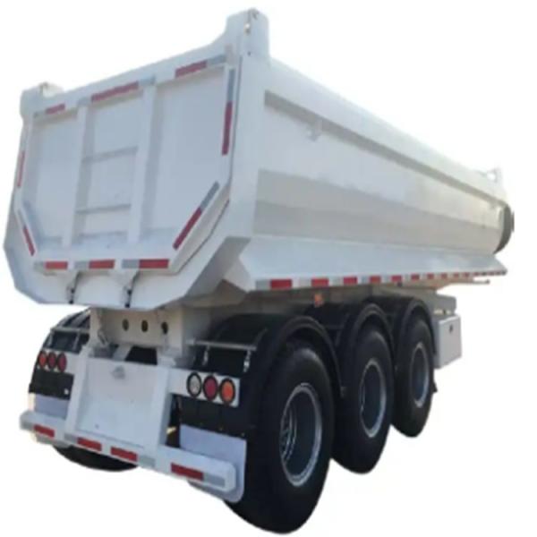 SINOTRUK HOWO 3 Axle 50Ton U Shape Dump Truck Tipper Semi Trailer With Unique