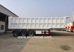 Length 7500mm Tipper Semi Trailer Truck Tipping Trailers
