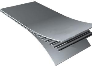 Quality Low Maintenance Corrugated Aluminum Composite Panels Light Weight Moisture Proof wholesale