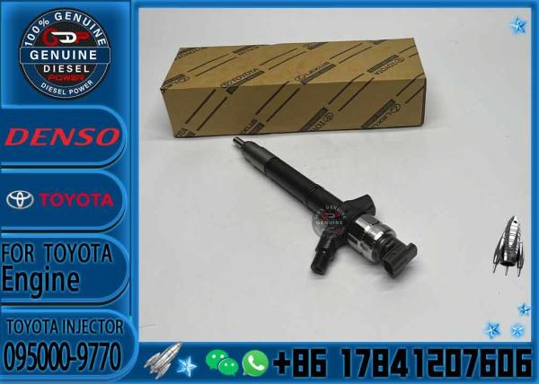 Genuine brand new common rail diesel injector 095000-9770 095000-9771 23670