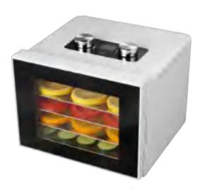 Quality 417mm Electric Food Dehydrator , 320W 4 Tray Food Dehydrator wholesale