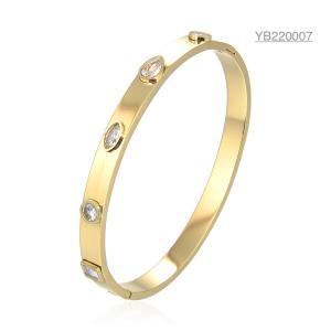 Quality 12g CZ Diamond Gold Bracelet wholesale