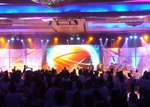 Quality P3.9 P4.8 Large Video Wall Displays Led Hd Screen For Concerts , TV Station Wall wholesale