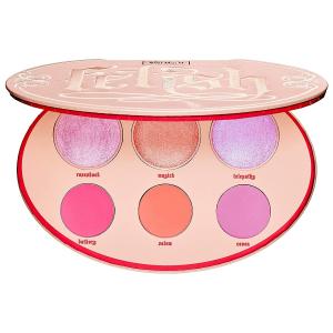Quality Eco Friendly 6 Shades Cosmetic Eyeshadow Palette With Embroidery Cover wholesale