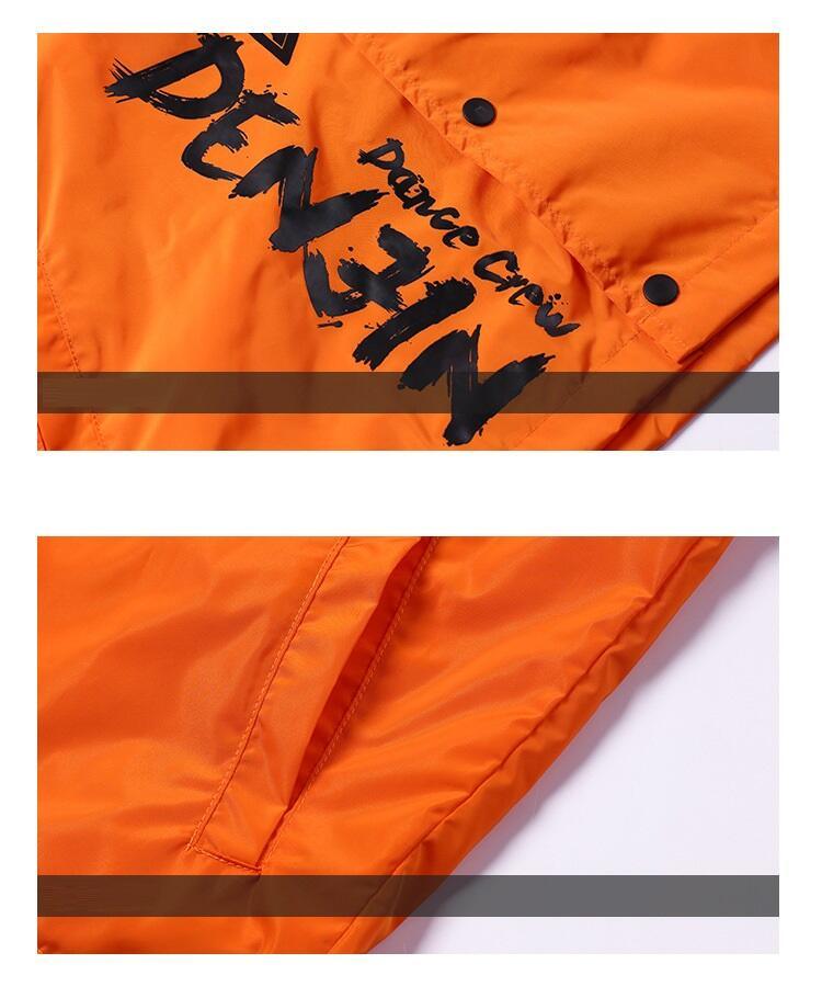 Outdoor Jackets Men Plus Size Nylon Coaches Jacket