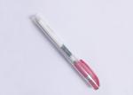 Plastic transparent gel ink pen with 180mmX68mm size both color-full banner