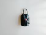 Fashion TSA Travel Locks / TSA Security Lock Black PC Material For Luggage