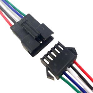 Quality Black Color Wire Cable Assemblies 2.5mm Pitch Jst SM Alternatives 250mm Length wholesale