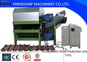Quality PU Sandwich Panel Discontinuous Production Line Layers Steel And Polyurethane wholesale