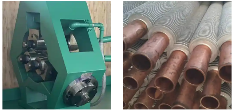 Precision Touch Screen Fin Tube Machine for Circular Hexagonal and Octagonal Fin Types up to 50.8mm Tube OD