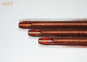 Quality Heat Transferring Copper Finned Tube Flexible For Coaxial Evaporators 10.2mm Inner Dia wholesale