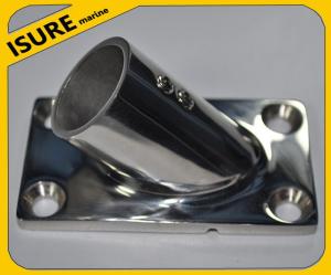 Quality Boat Hand Rail Fitting-30 Degree Rectangular Base-Marine Stainless Steel wholesale