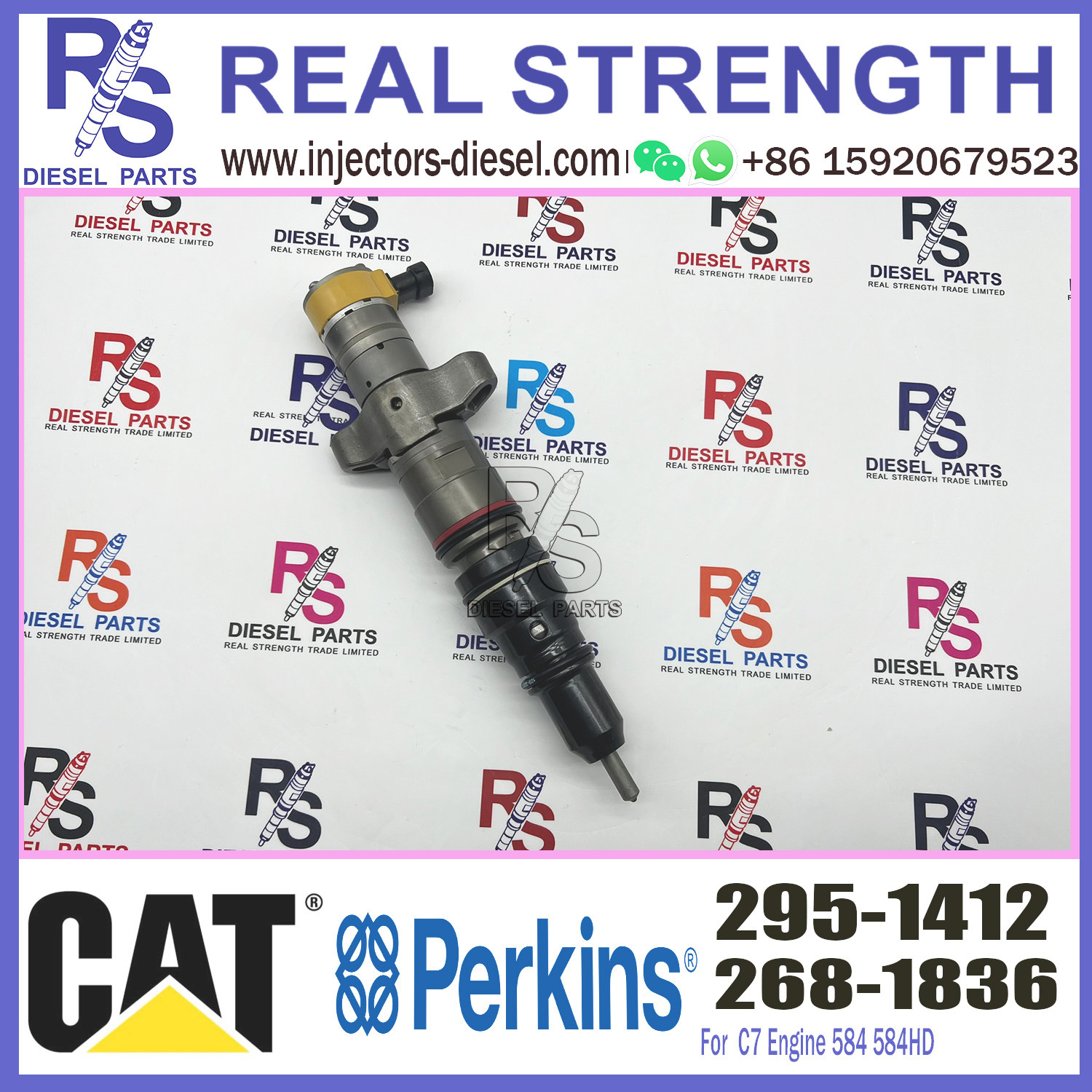 Common rail Injector Diesel Pump fuel Injector Sprayer 268-1836 268-1840 268-1839 295-1412 for CAT C7 Engine