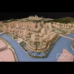 Aecom-1/1500 Dongguan Weiyuan Island Urban Design Model