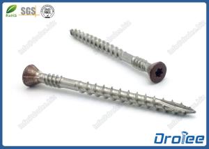 Quality 304/316 Stainless Steel Painted Trim Head Decking Screw Torx Drive Double Thread Type 17 wholesale