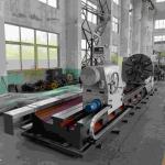 Heavy Duty Big Bore Metal Lathe Turning CA8450 Roll Turnning Machine