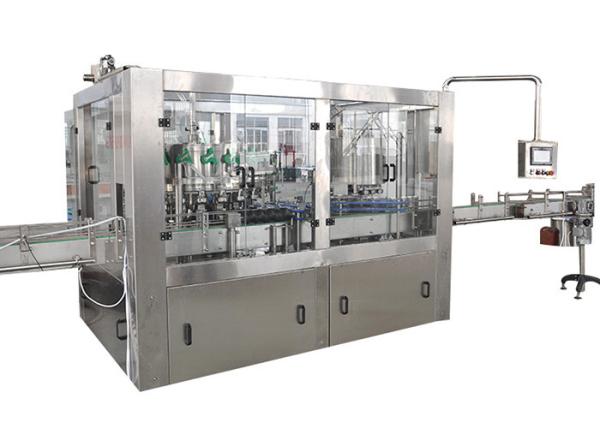 Cheap SUS304 2000BPH Cider Filling Machine With Rotary Rinser for sale