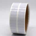 16mmx6mm Low Temperature Labels 1.5mil White Gloss High Temperature Resistant