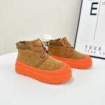 Winter Cowhide Wool Warm Thick-Soled Snow Boots Waterproof Non-Slip Three-Proof