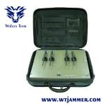 Briefcase Style Design Portable Signal Jammer Adjustable Indoor / Outdoor 10