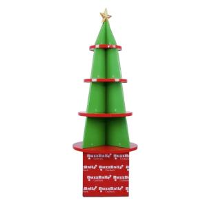 Quality cardboard book paperboard floor display stand cardboard shipper display christmas tree cardboard display wholesale