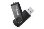 2.0 2G orange color swivel twist metal USB with customized logo and package show