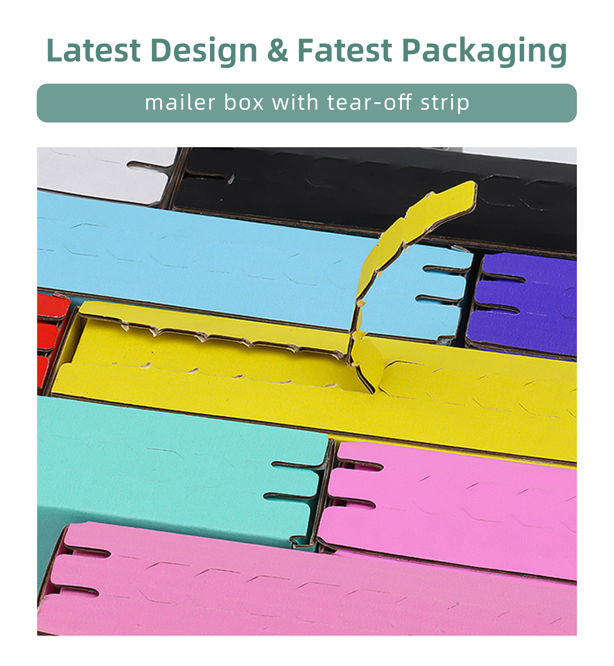 Gift Mailer Box Recyclable Custom Logo Black Packaging Box With Zipper for Perfume
