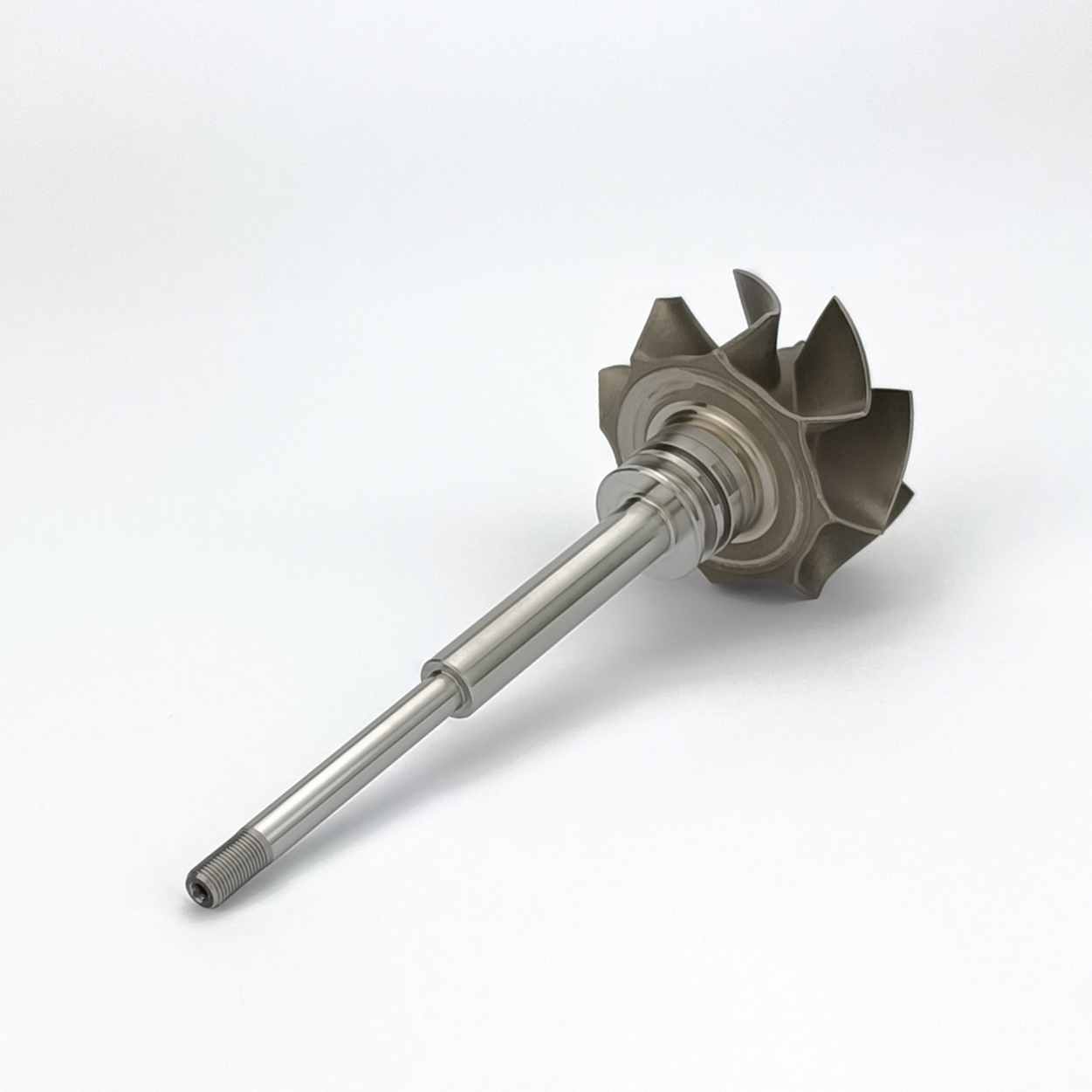 MS-TECH Turbo RHF5 Turbine Wheel Shaft VJ26 VJ33 Fit Turbos Ind 44.8mm Exd 40.2mm Blades 8
